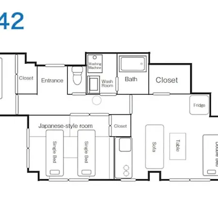 Eg42 Kuromon 5 Beds, 2Ldk,Renovated Apartment Osaka Exterior photo